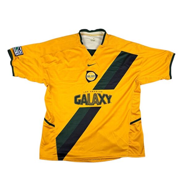 Nike Other - Nike LA Galaxy Soccer Jersey Mens L Yellow MLS